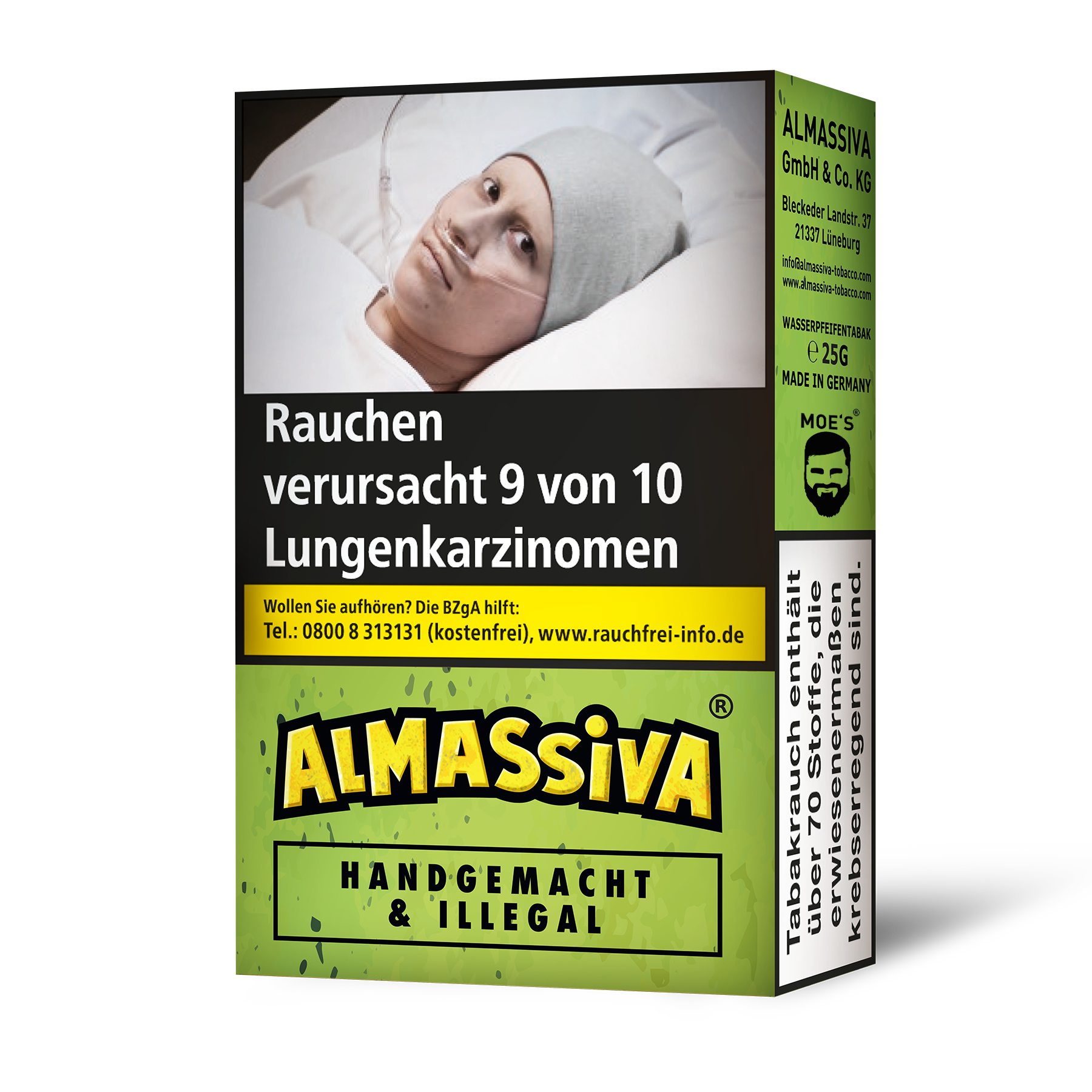 Almassiva Tobacco - Handgemacht und Illegal - 25g