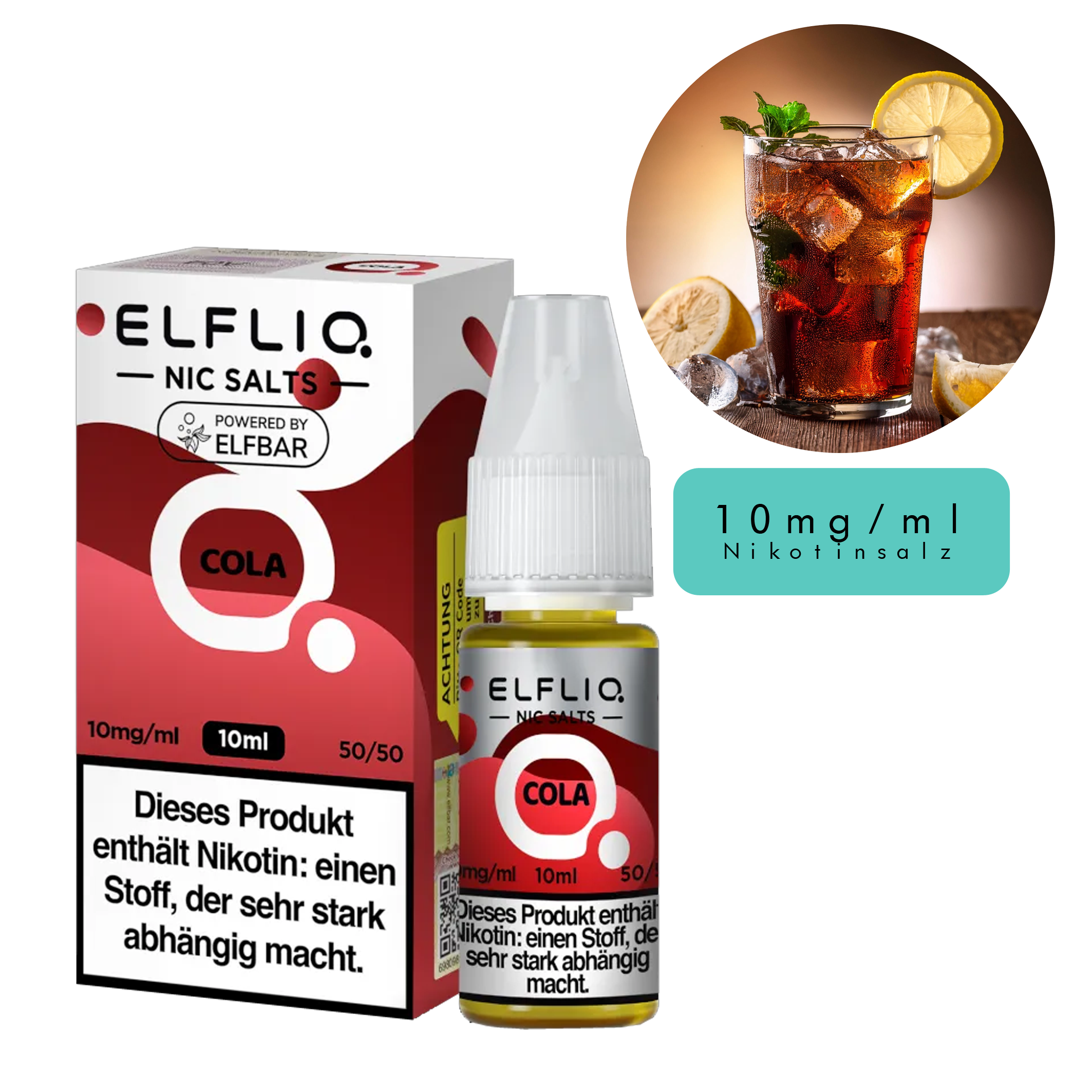ElfLiq by Elfbar - Cola 10ml - 10mg