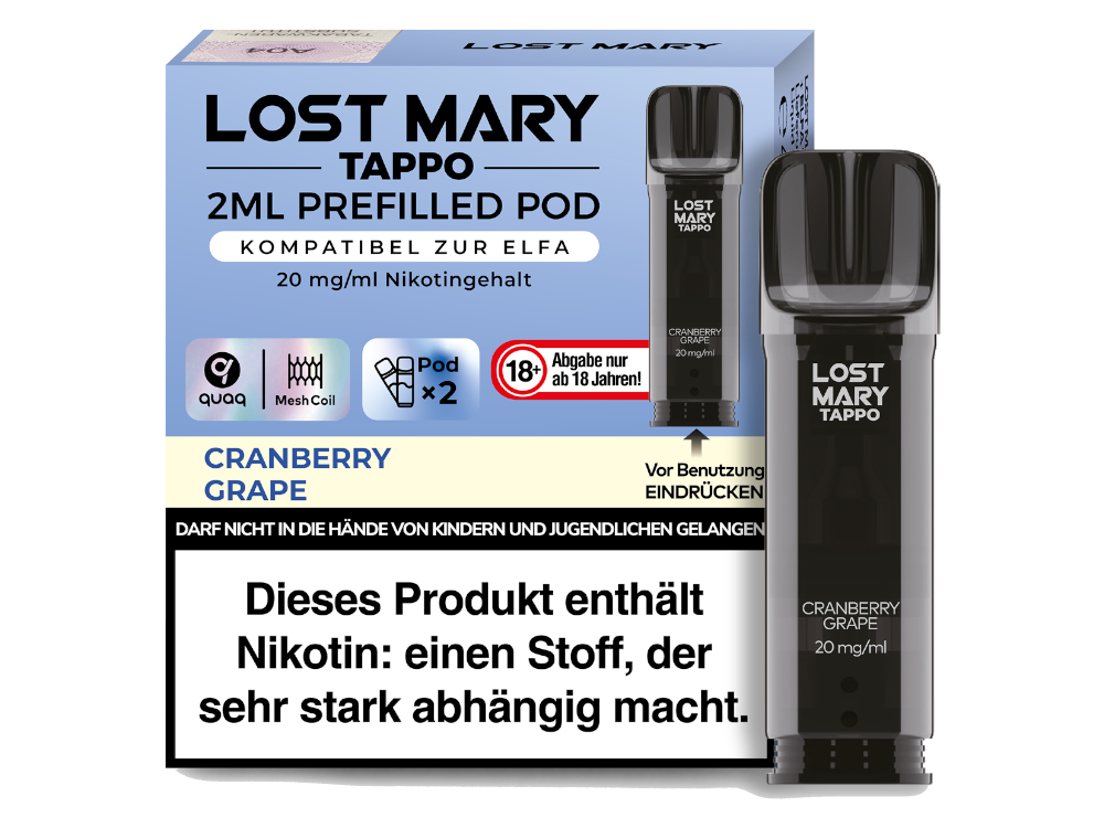 Lost Mary - Tappo Pod - Cranberry Grape 20mg