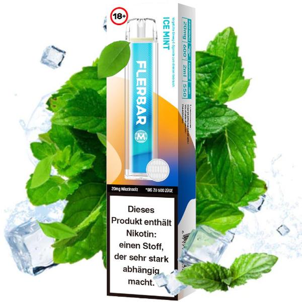 Flerbar M - E-Shisha 600 - Ice Mint 20mg