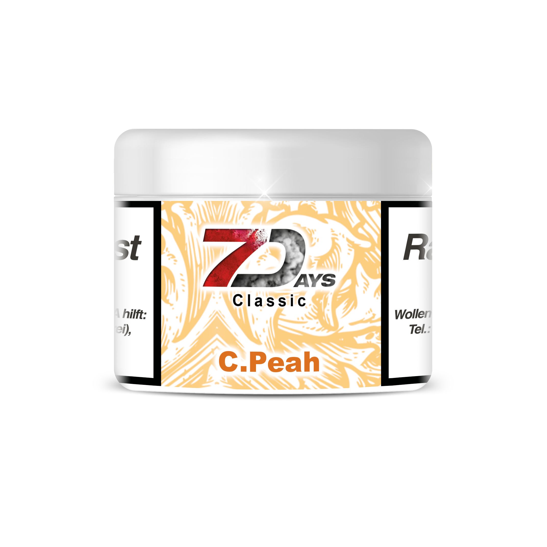 7Days Pfeifentabak - C.Peah - 85g TT