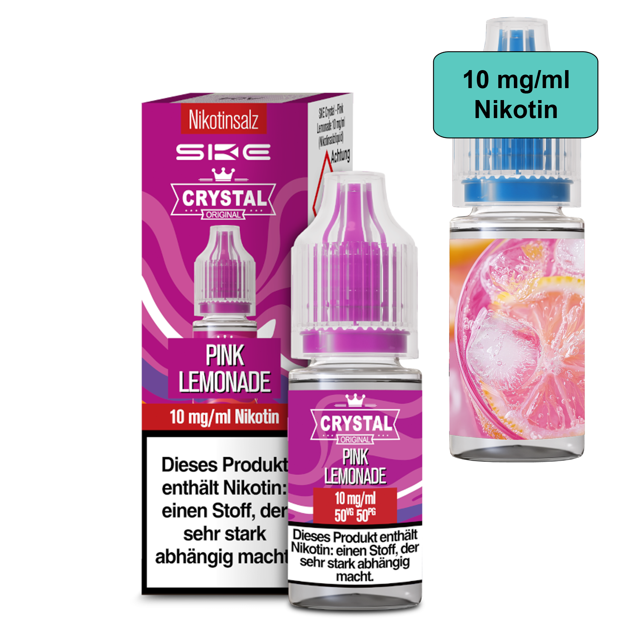 SKE Crystal Liquid - Pink Lemonade 10ml - 10mg