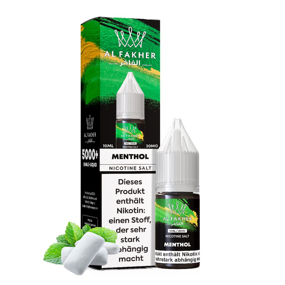 Al Fakher Liquid - Menthol 10ml - 20mg