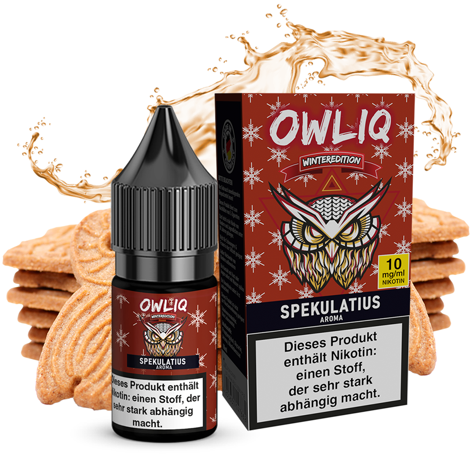 OWLIQ Liquid - Spekulatius (Winteredition) 10ml - 10mg