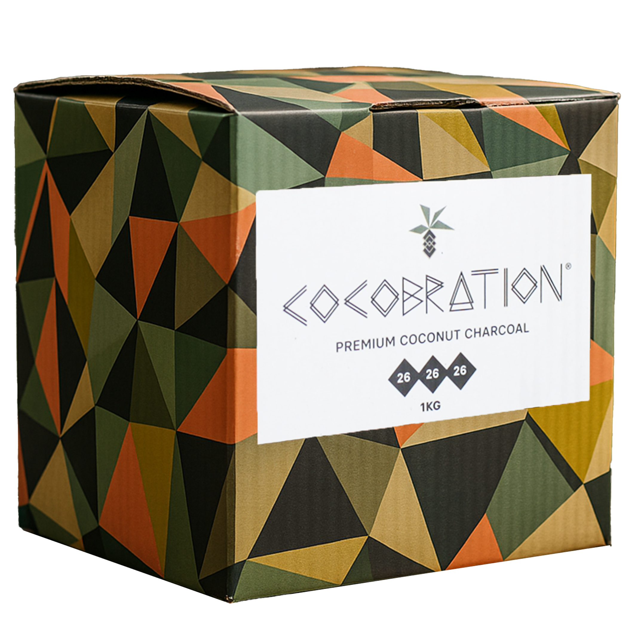 Cocobration - Naturkohle 26er - 1kg
