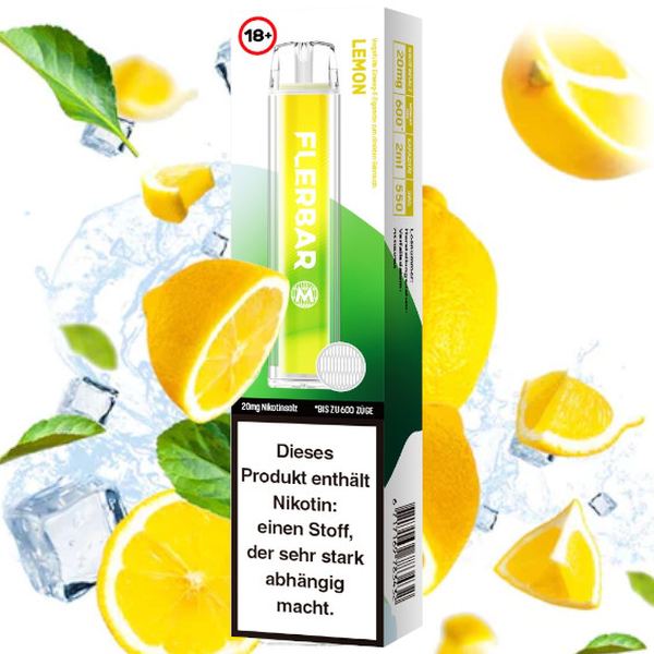 Flerbar M - E-Shisha 600 - Lemon 20mg