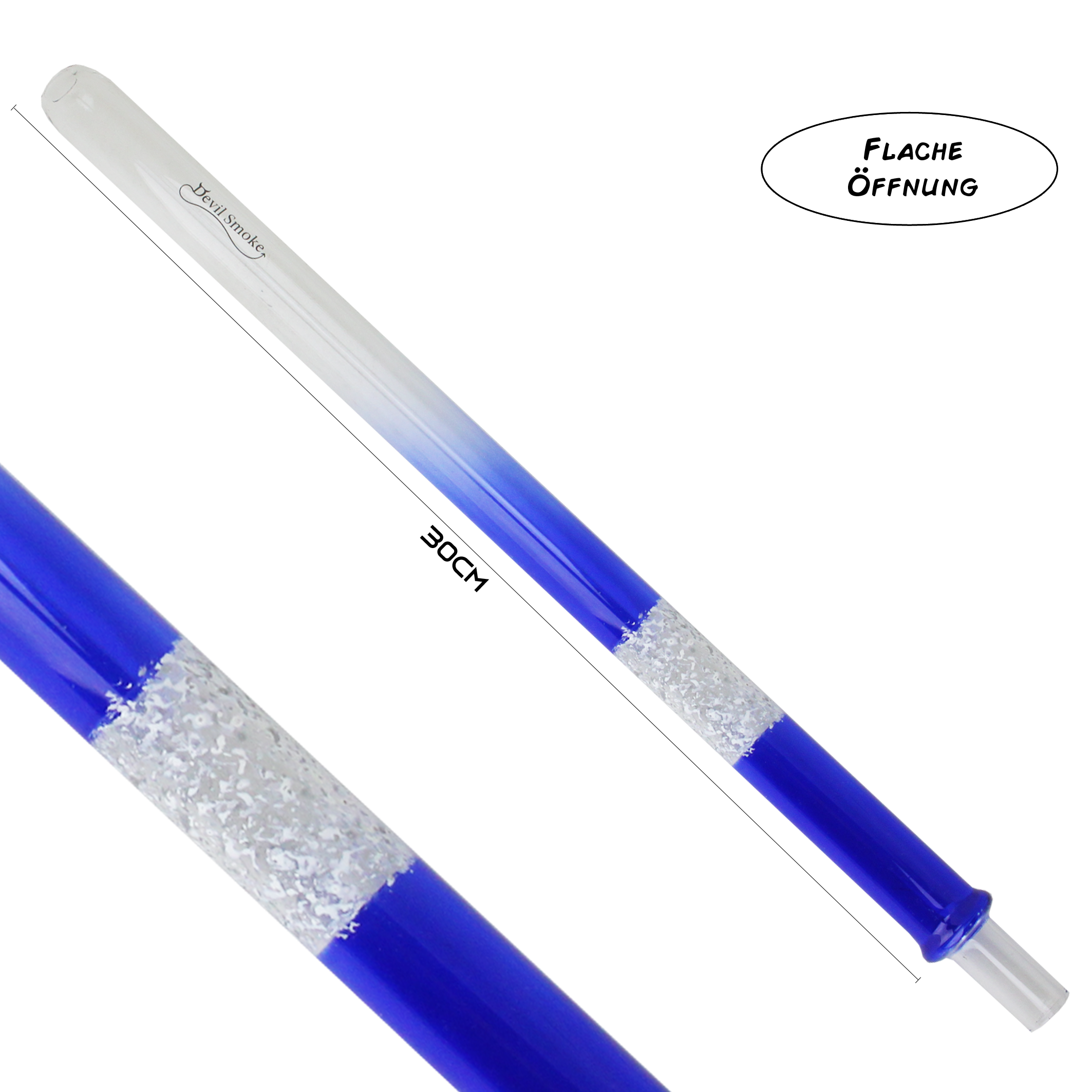 Devil Smoke - Short Snake - Blue/White Flach