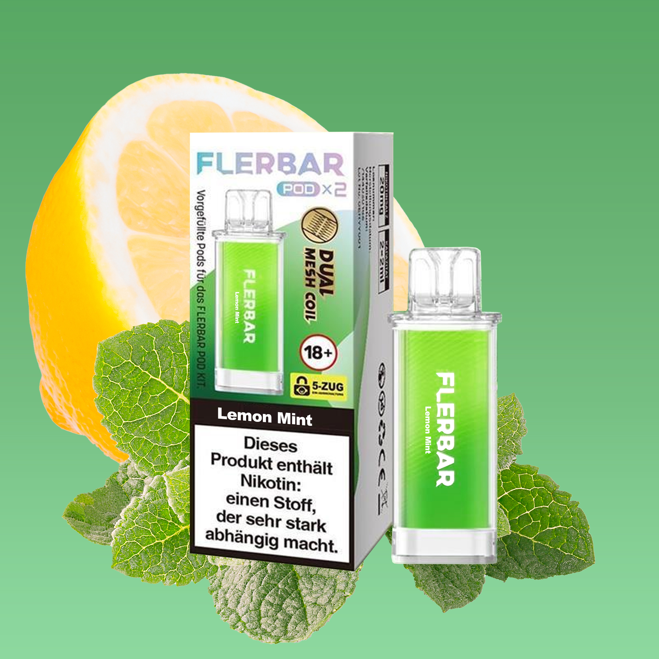 Flerbar - Pod - Lemon Mint 20mg
