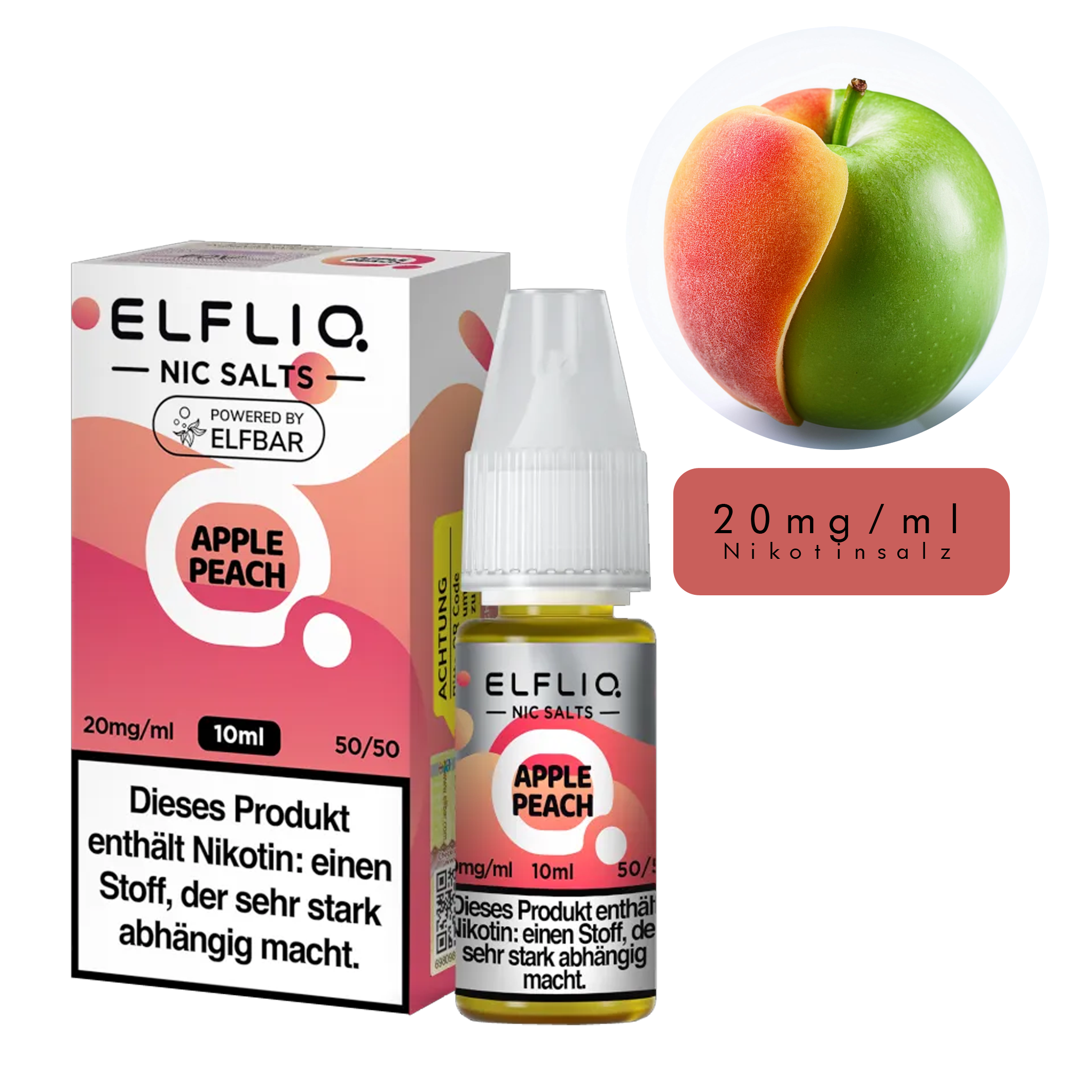 ElfLiq by Elfbar - Apple Peach 10ml - 20mg