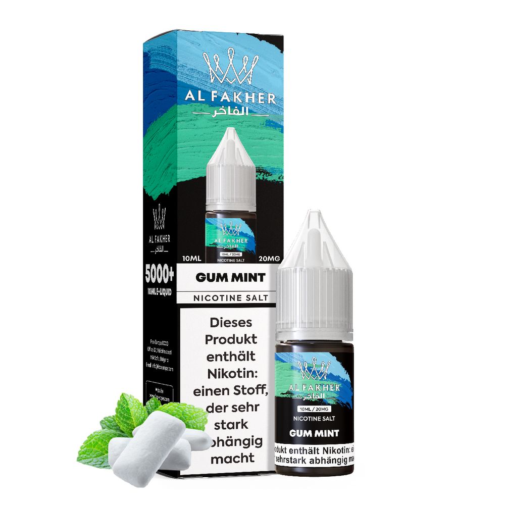 Al Fakher Liquid - Gum Mint 10ml - 20mg