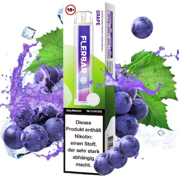 Flerbar M - E-Shisha 600 - Grape 20mg