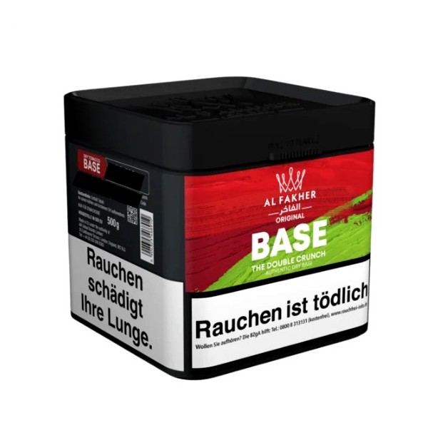 Al Fakher Pfeifentabak Base - The Double Crunch - 110g