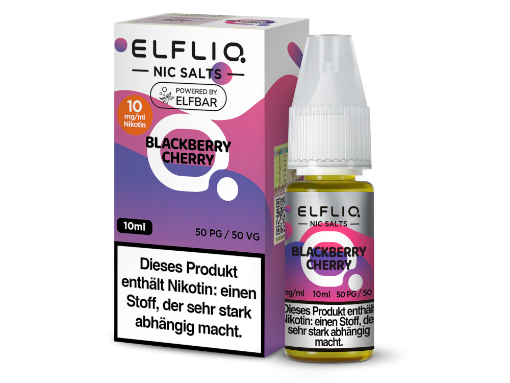 ElfLiq by Elfbar - Blackberry Cherry 10ml - 10mg