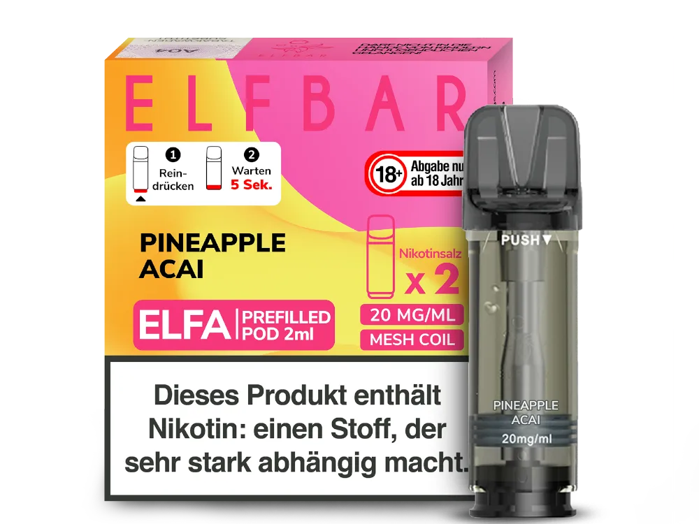 ElfBar - ELFA Pod - Pineapple Acai 20mg