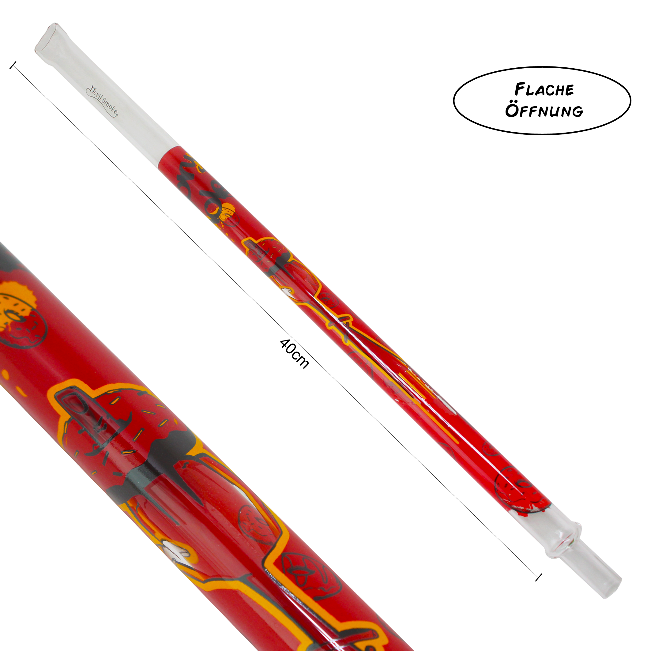 Devil Smoke - Graffiti Mundstück - Glory Hole flach