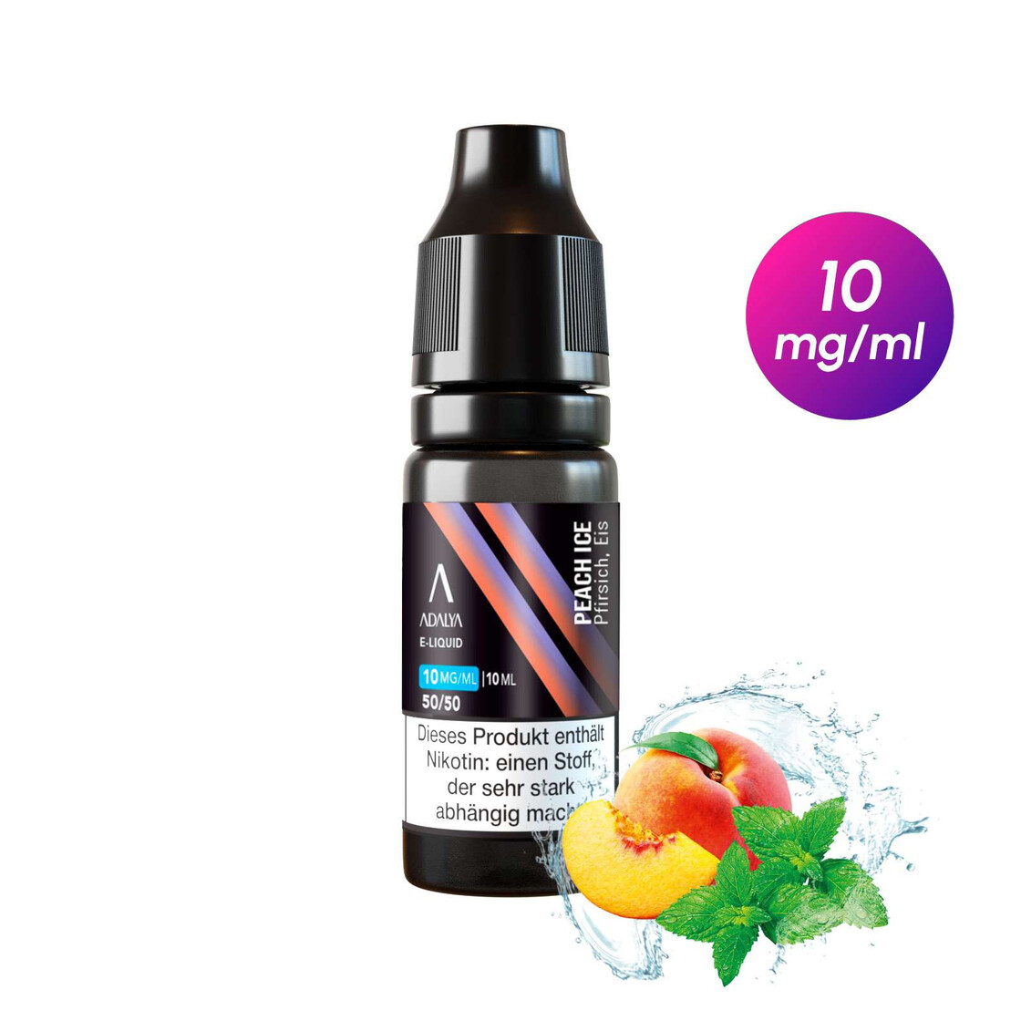 Adalya Liquid - Peach Ice (Berlin Nights) 10ml - 10mg