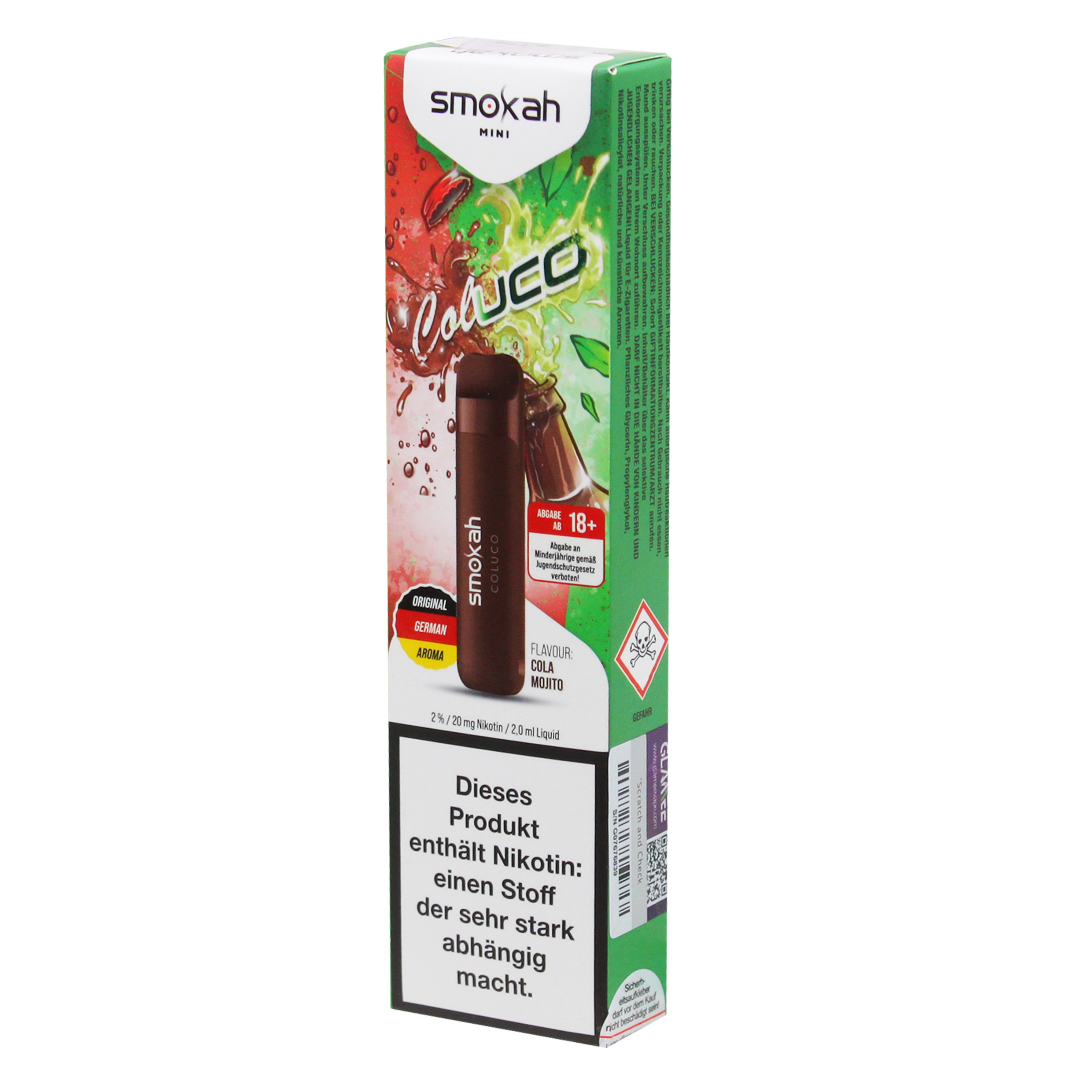 Smokah Glamee - Vape Pen - Coluco 20mg