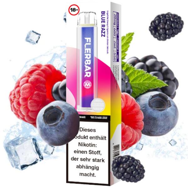 Flerbar M - E-Shisha 600 - Blue Razz 20mg