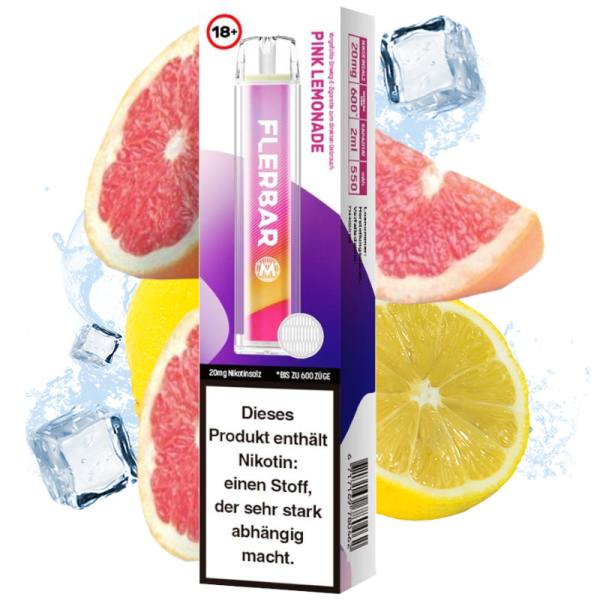 Flerbar M - E-Shisha 600 - Pink Lemonade 20mg