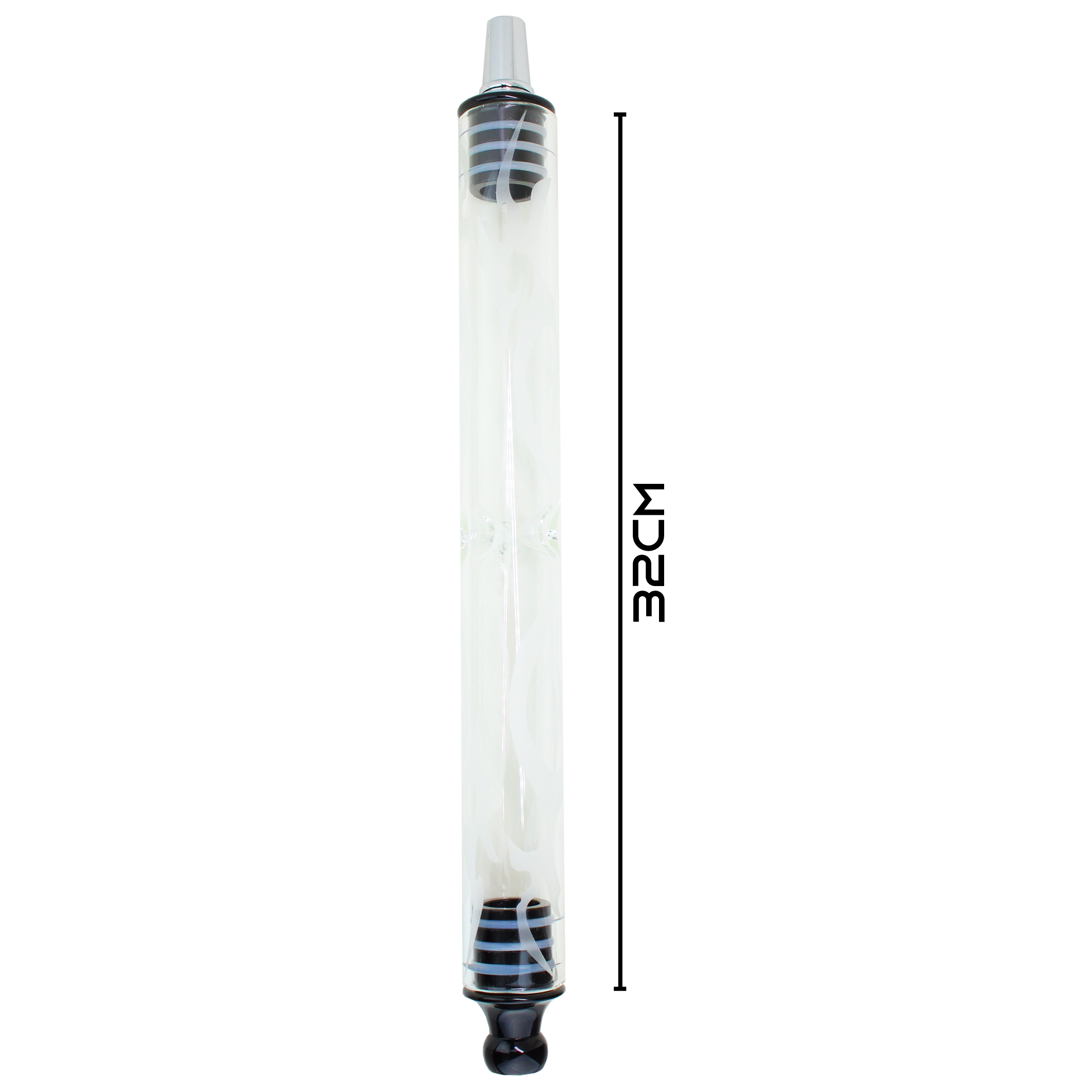 Amy - Glasrauchsäule - B Schwarz