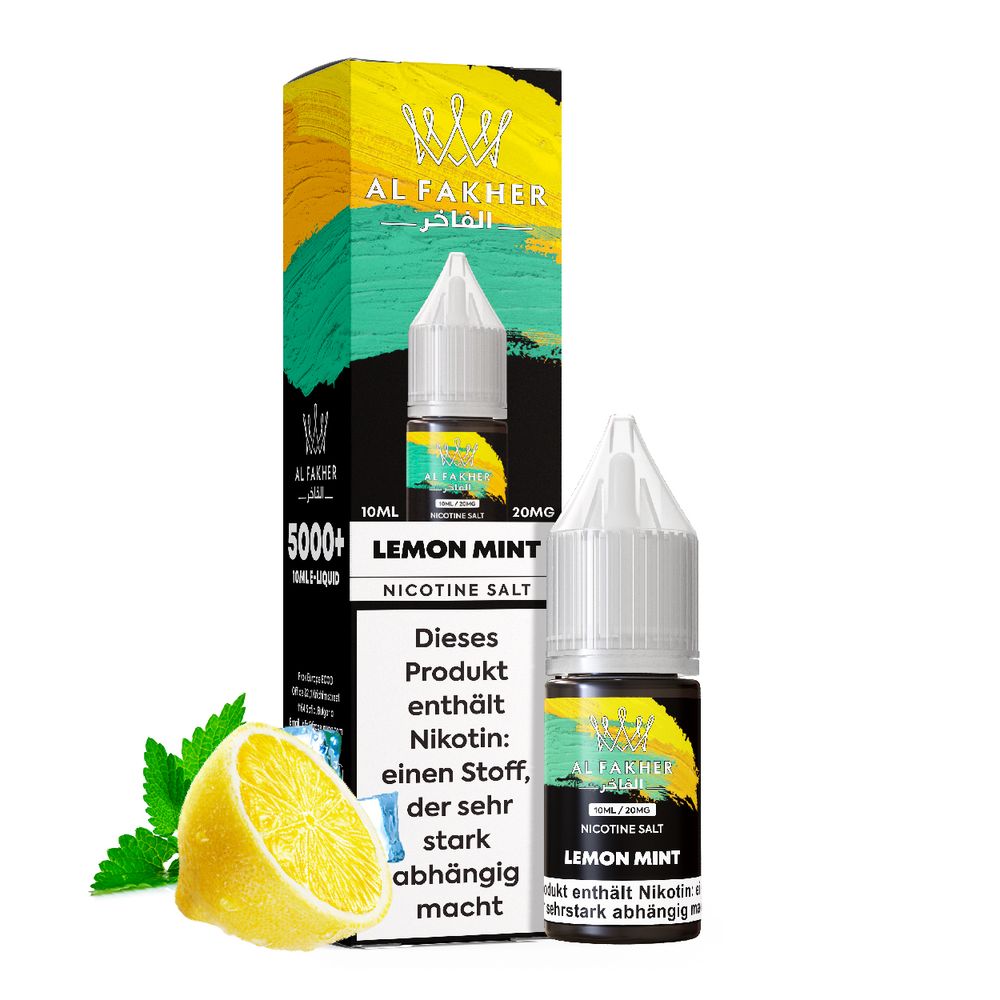 Al Fakher Liquid - Lemon Mint 10ml - 20mg