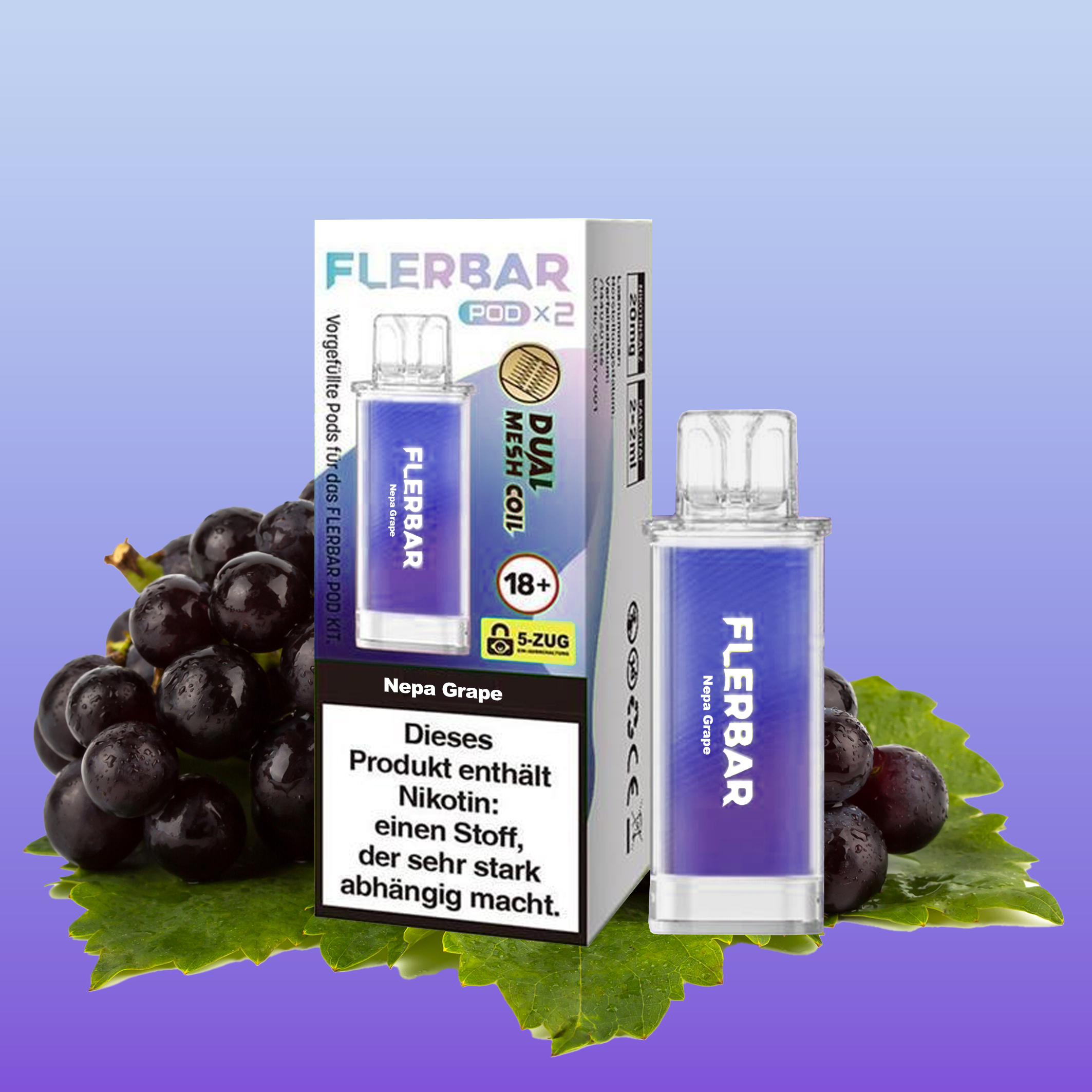 Flerbar - Pod - Nepa Grape 20mg