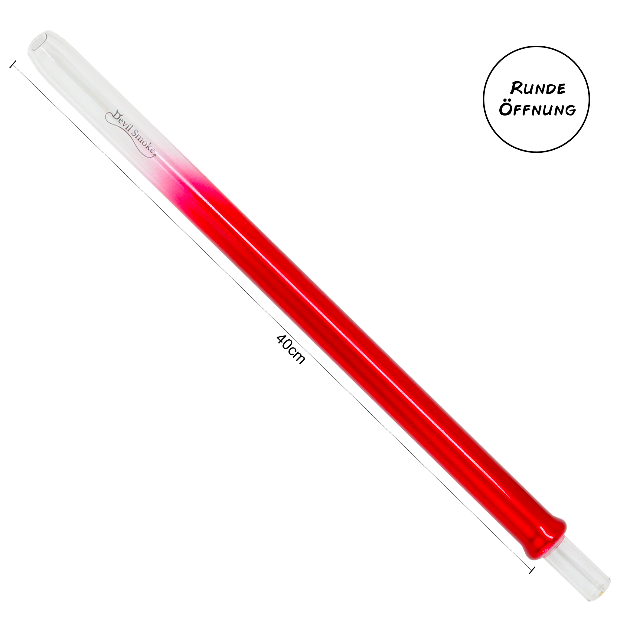 Devil Smoke - Metallic 40cm - Rot