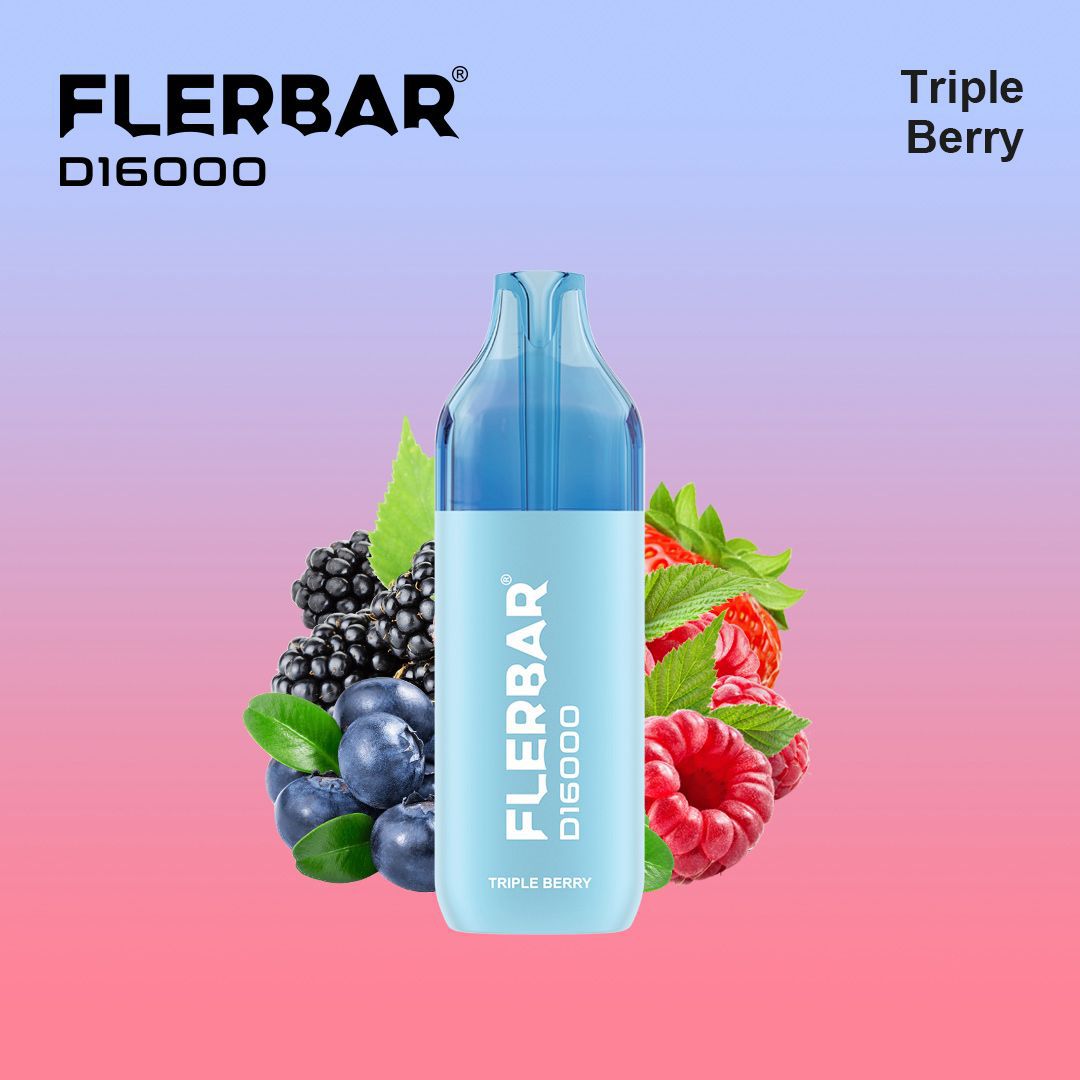 Flerbar D16000 - Triple Berry - Vape 2ml + Pod 10ml