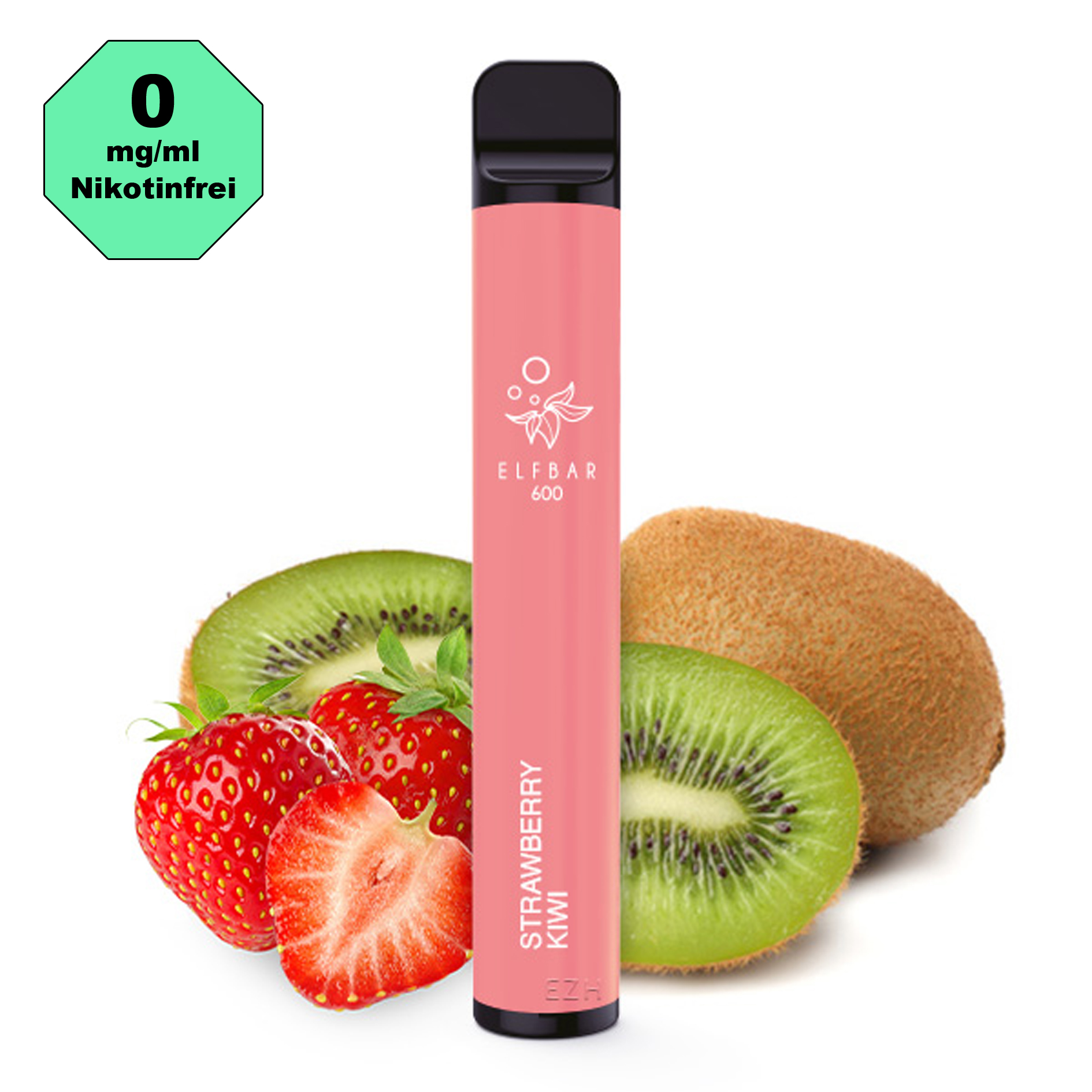 ElfBar 600 - Vape - Strawberry Kiwi 0mg
