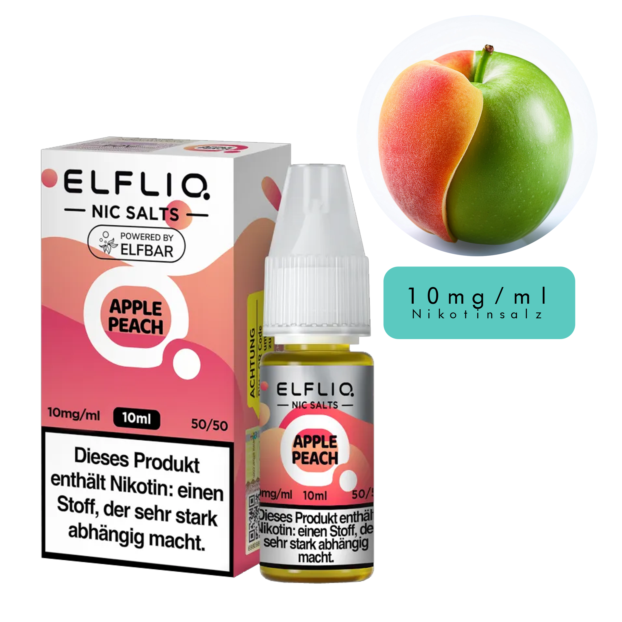 ElfLiq by Elfbar - Apple Peach 10ml - 10mg